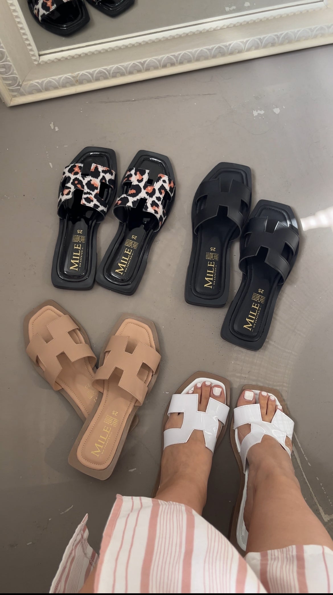 HARLEY NEGRO/ NUDE/ BLANCO/ LEOPARDO